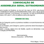 Convocação Assembleia Geral Extraordinária